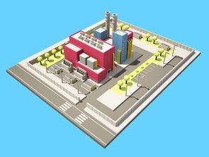 3dmax临摹一个工厂模型